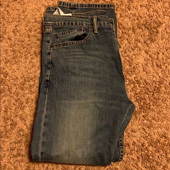 Blue Levi Jeans size 34. Denim blue Jeans Size 36. - Picture 2 of 2